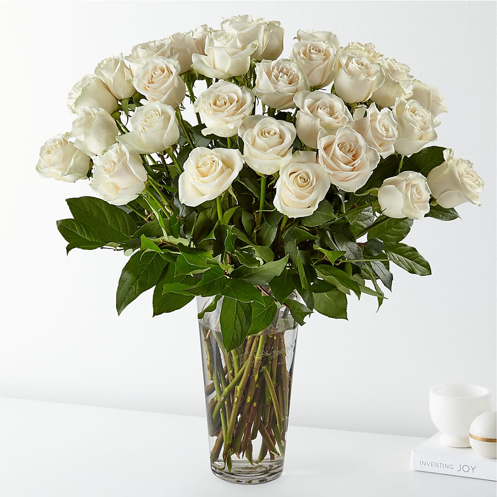 Long Stem White Rose Bouquet – WENDT'S FLORIST & GIFTS, Duncansville PA