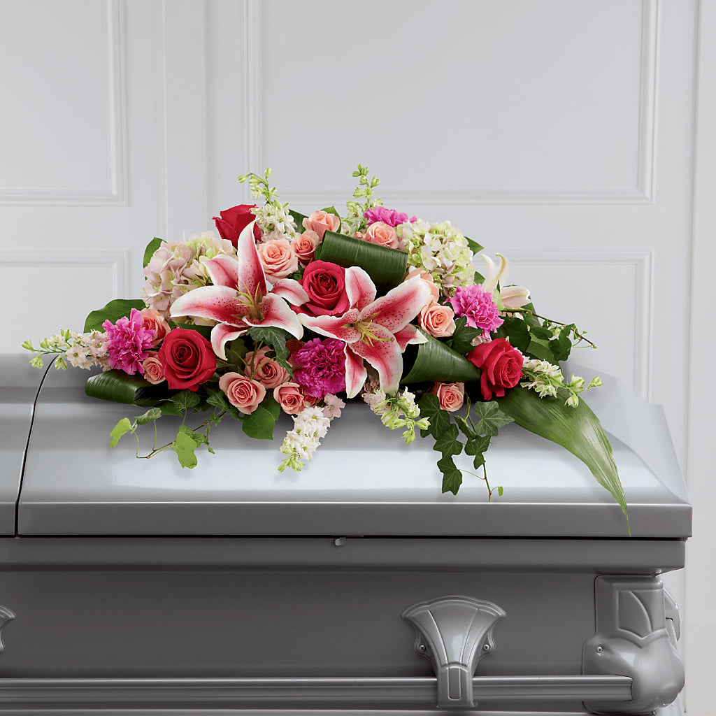 Splendid Grace Casket Spray – WENDT'S FLORIST & GIFTS, Duncansville PA
