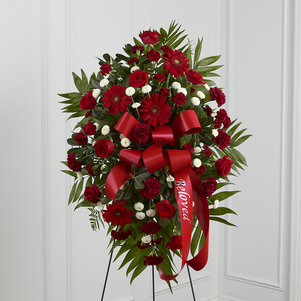 Treasured Memories Standing Spray – WENDT'S FLORIST & GIFTS, Duncansville PA
