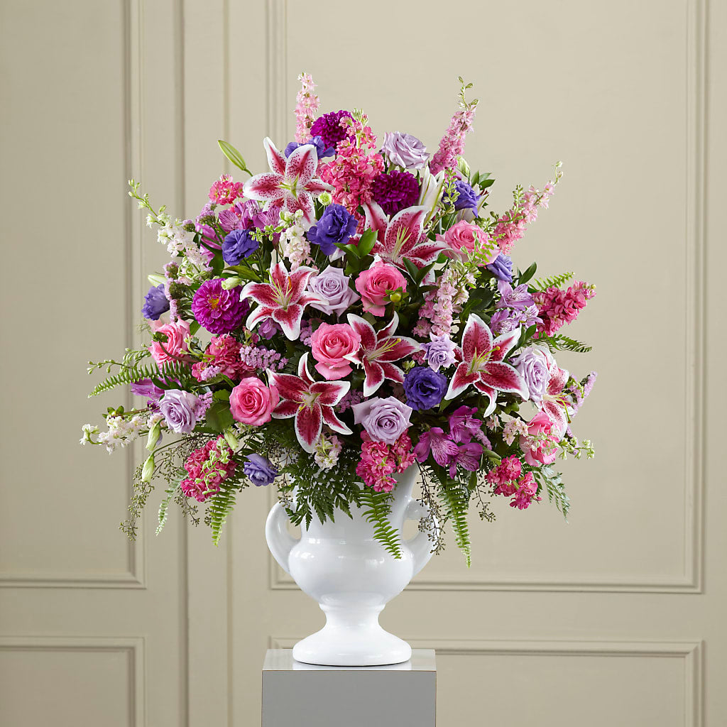 Peaceful Tribute Arrangement – WENDT'S FLORIST & GIFTS, Duncansville PA