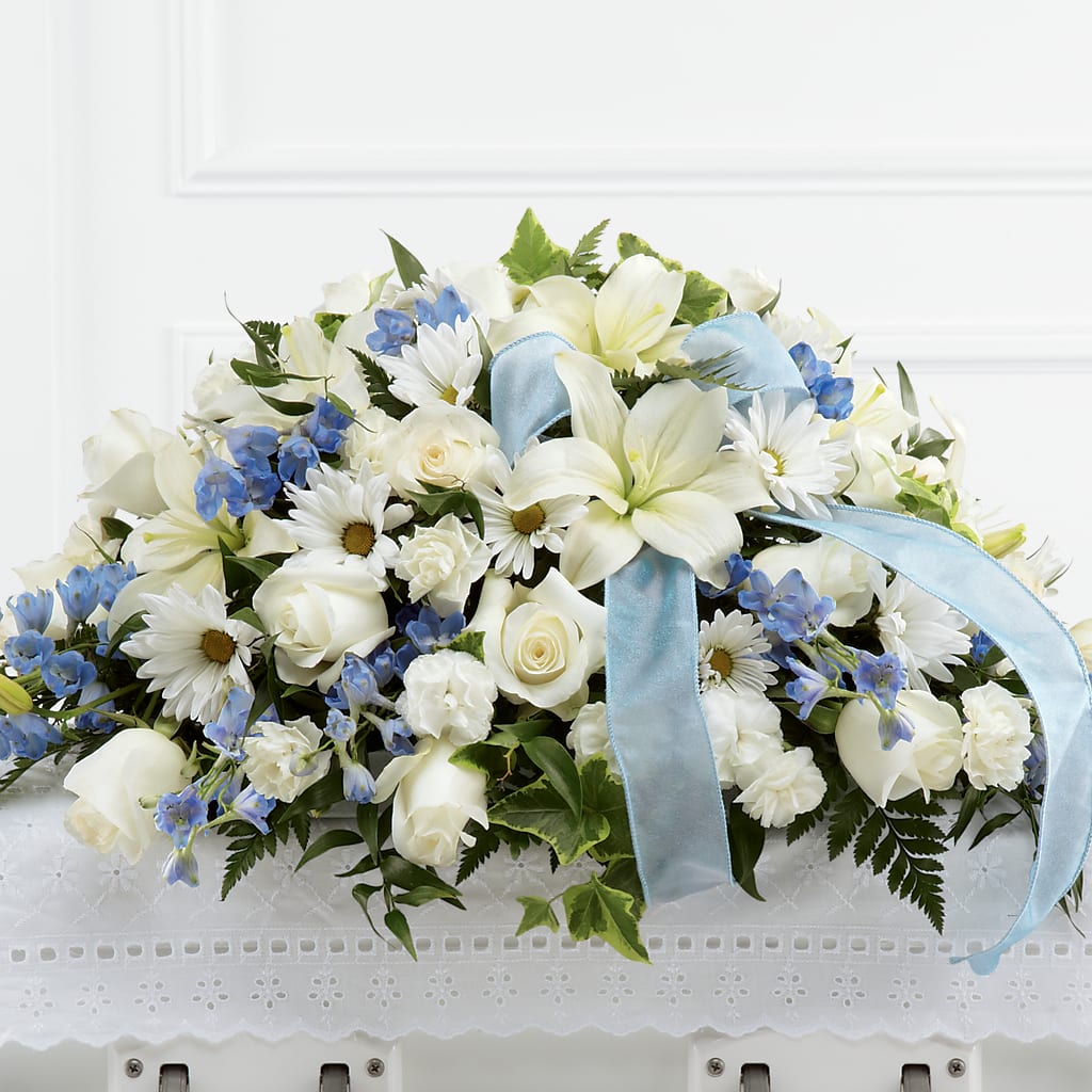 Tender Treasure Casket Spray – WENDT'S FLORIST & GIFTS, Duncansville PA