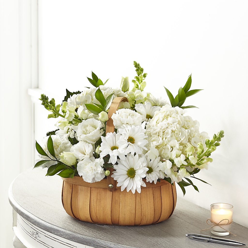Pure Ivory Basket – WENDT'S FLORIST & GIFTS, Duncansville PA