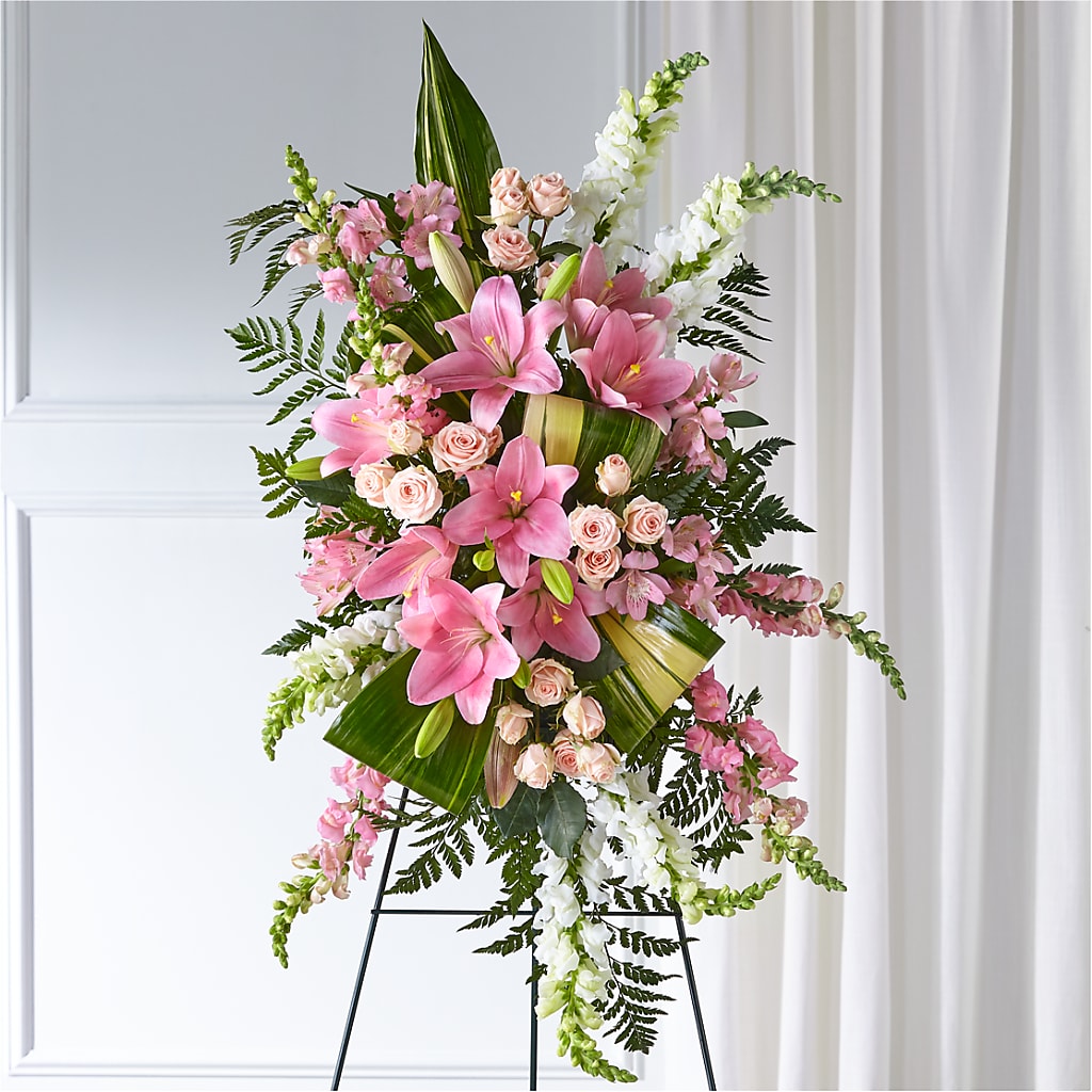 Elegant Embrace Standing Spray – WENDT'S FLORIST & GIFTS, Duncansville PA