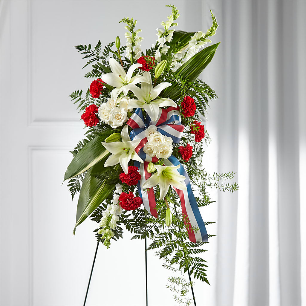 Stars of Life Standing Spray – WENDT'S FLORIST & GIFTS, Duncansville PA