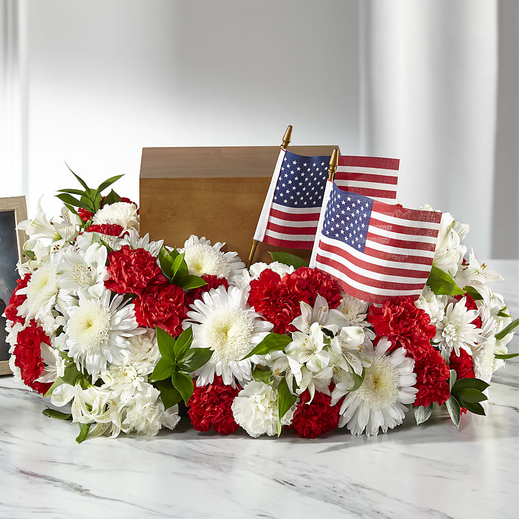 Spirit of Patriotism Cremation Adornment – WENDT'S FLORIST & GIFTS, Duncansville PA
