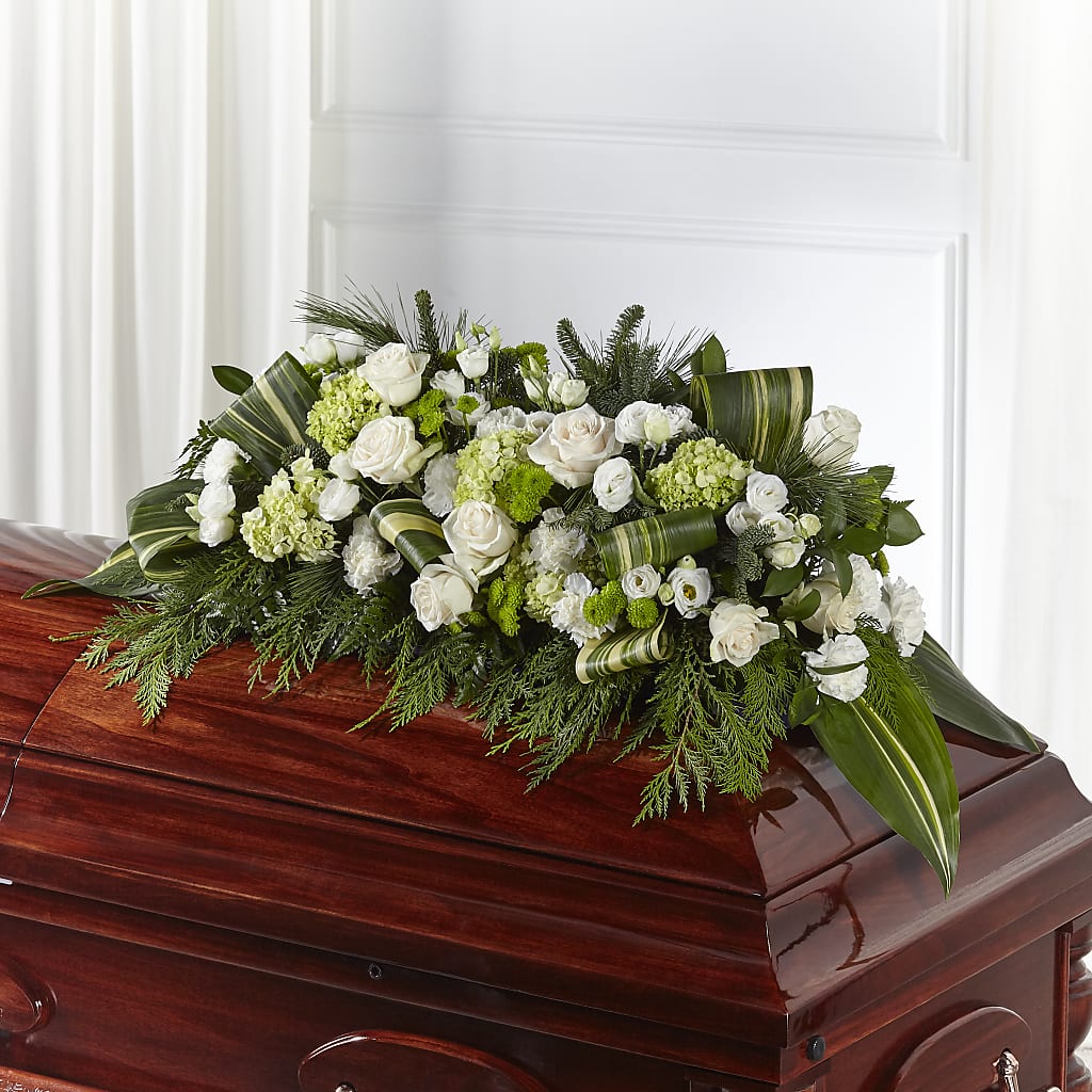 Hopeful Gesture Casket Spray – WENDT'S FLORIST & GIFTS, Duncansville PA