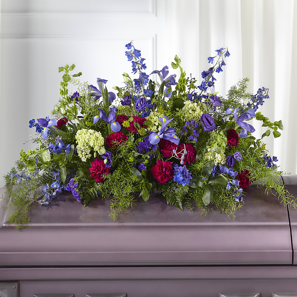 Always Treasured Casket Spray – WENDT'S FLORIST & GIFTS, Duncansville PA