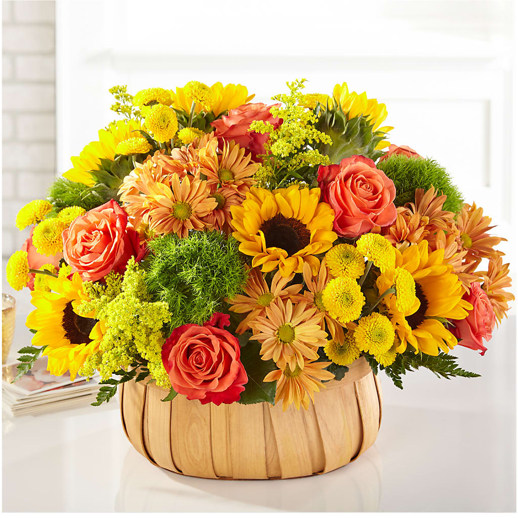 Harvest Sunflower Basket – WENDT'S FLORIST & GIFTS, Duncansville PA