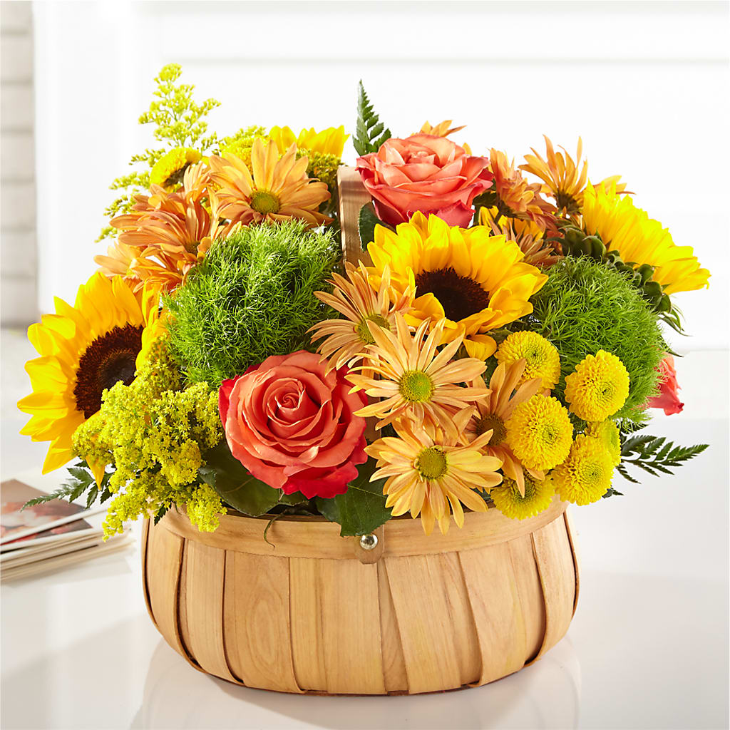 Harvest Sunflower Basket – WENDT'S FLORIST & GIFTS, Duncansville PA