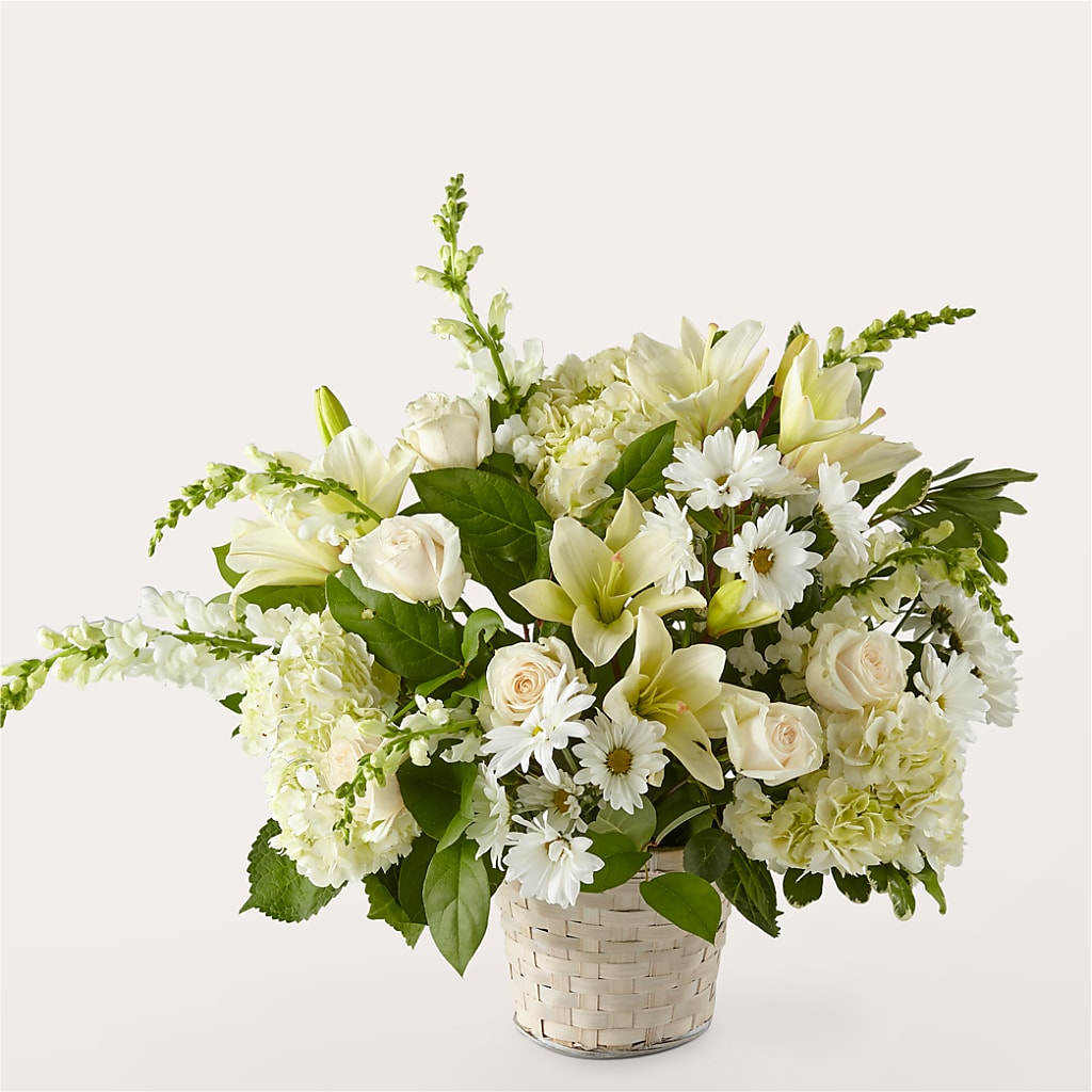 Ivory Elegance Floral Basket – WENDT'S FLORIST & GIFTS, Duncansville PA
