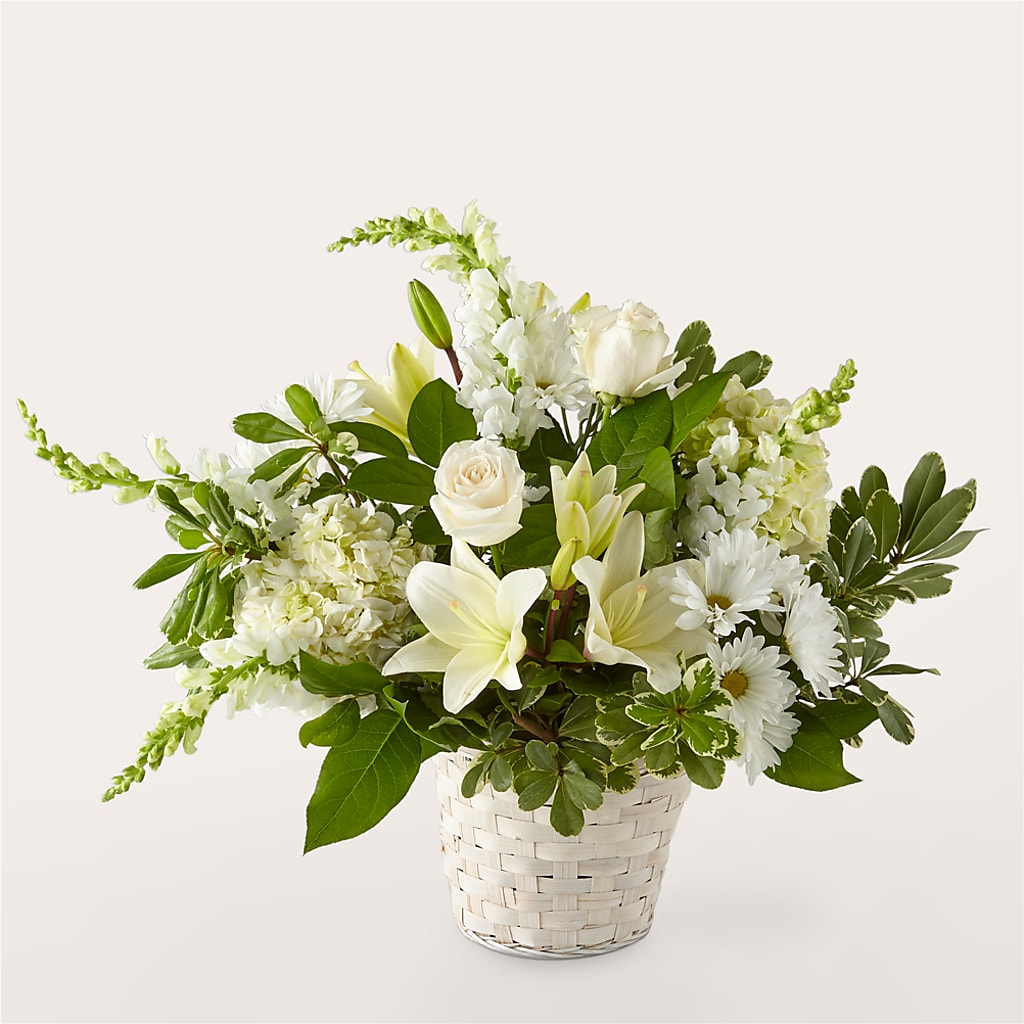 Ivory Elegance Floral Basket – WENDT'S FLORIST & GIFTS, Duncansville PA