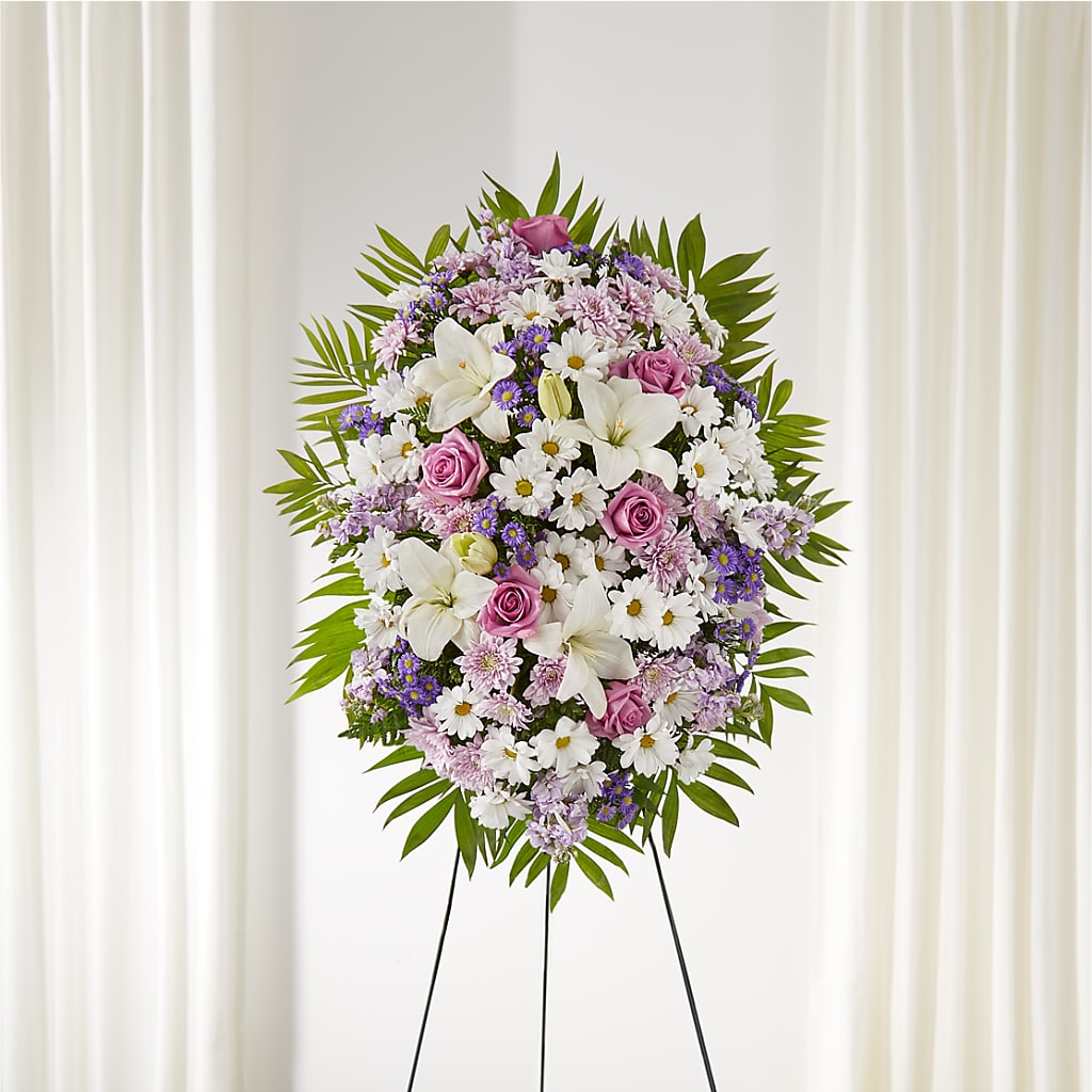 Surrounded by Love Standing Spray – WENDT'S FLORIST & GIFTS, Duncansville PA