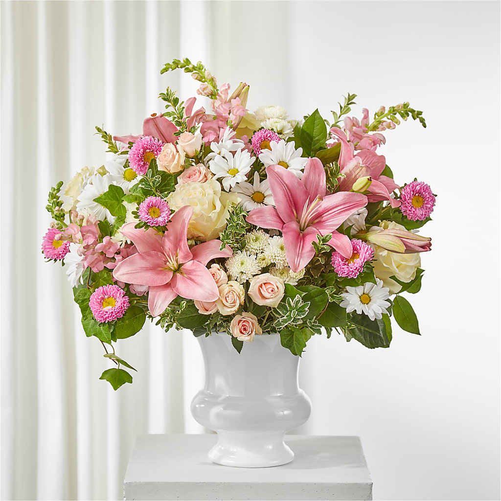 Empathetic Blooms Urn Arrangement – WENDT'S FLORIST & GIFTS, Duncansville PA