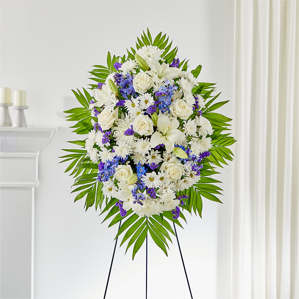 At Rest Standing Spray – WENDT'S FLORIST & GIFTS, Duncansville PA