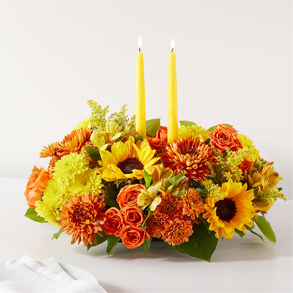 Autumn Harmony Centerpiece – WENDT'S FLORIST & GIFTS, Duncansville PA