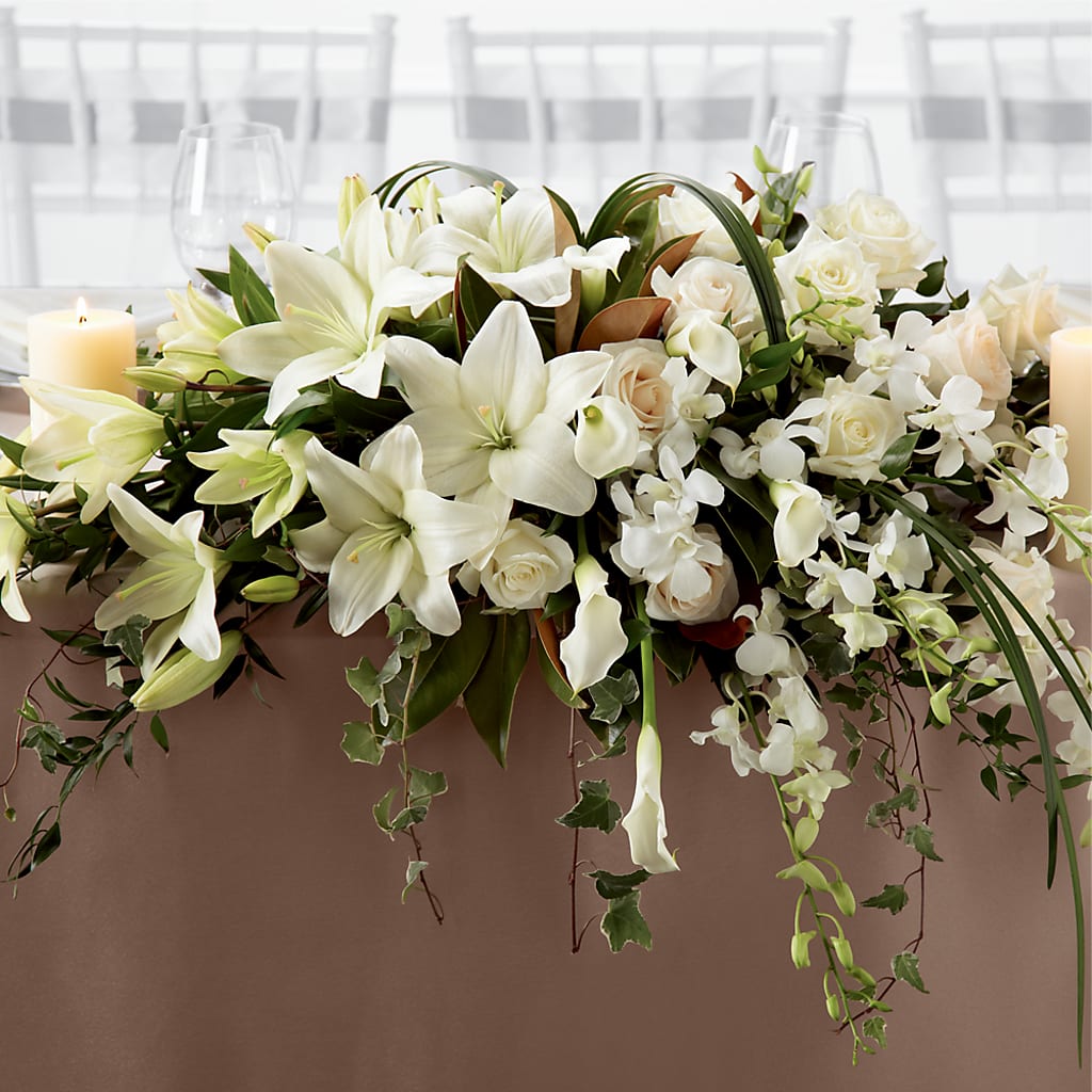 White Linen Arrangement – WENDT'S FLORIST & GIFTS, Duncansville PA