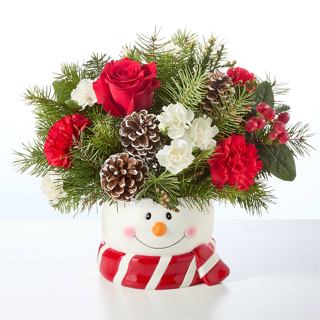 Jolly Snowman Bouquet – WENDT'S FLORIST & GIFTS, Duncansville PA