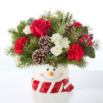 Jolly Snowman Bouquet – WENDT'S FLORIST & GIFTS, Duncansville PA