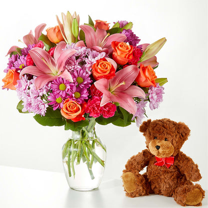 One and Only Bouquet and Bear Bundle – WENDT'S FLORIST & GIFTS, Duncansville PA