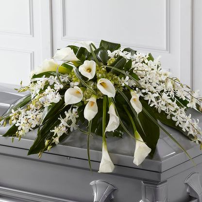 Angel Wings Casket Spray – WENDT'S FLORIST & GIFTS, Duncansville PA