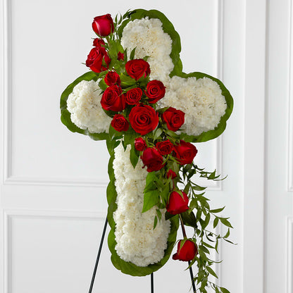 Floral Cross Easel – WENDT'S FLORIST & GIFTS, Duncansville PA