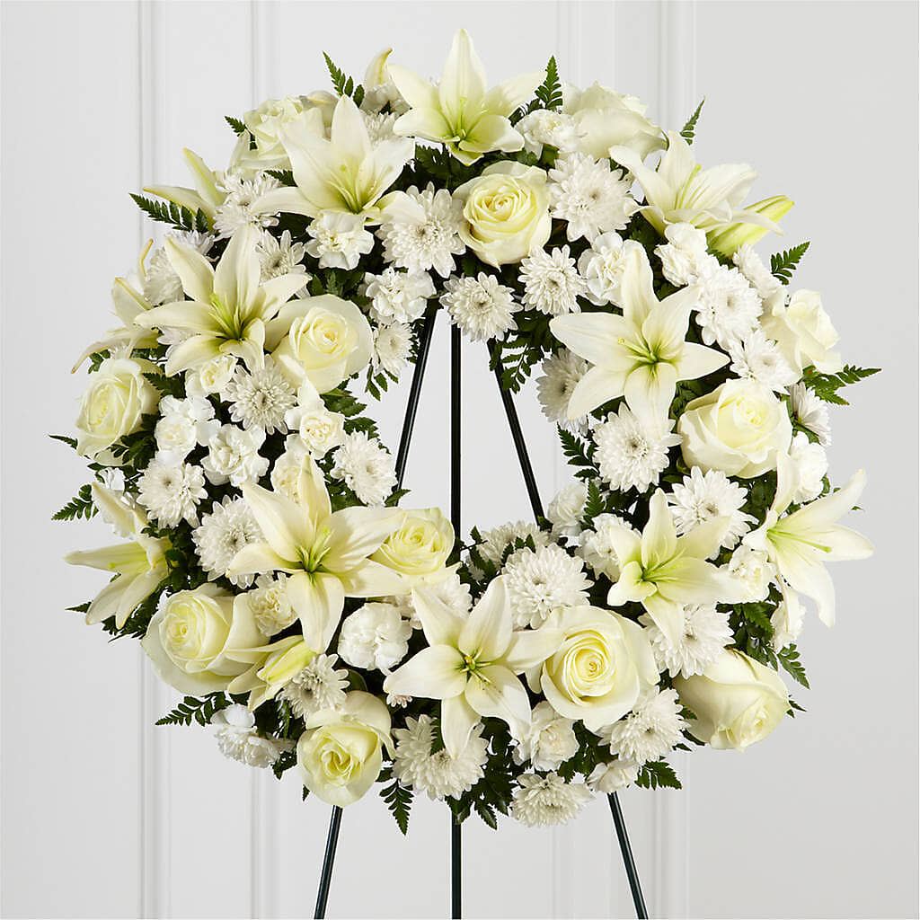 Treasured Tribute Wreath – WENDT'S FLORIST & GIFTS, Duncansville PA