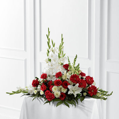 Crimson & White Arrangement – WENDT'S FLORIST & GIFTS, Duncansville PA