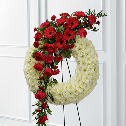 Graceful Tribute Wreath – WENDT'S FLORIST & GIFTS, Duncansville PA