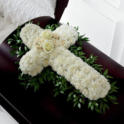 Peaceful Memories Casket Spray (Standard) – WENDT'S FLORIST & GIFTS, Duncansville PA