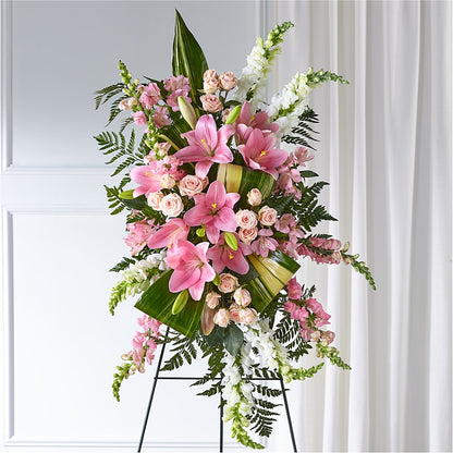 Elegant Embrace Standing Spray – WENDT'S FLORIST & GIFTS, Duncansville PA