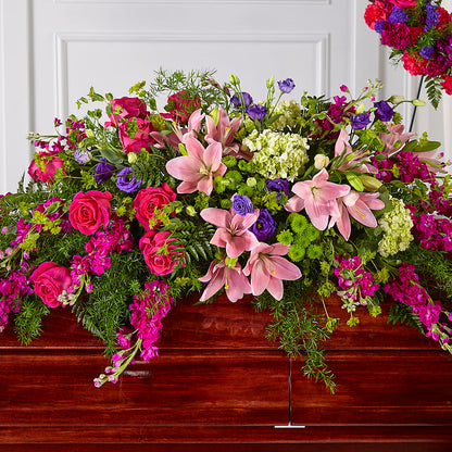 Radiant Tribute Casket Spray – WENDT'S FLORIST & GIFTS, Duncansville PA