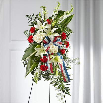 Stars of Life Standing Spray – WENDT'S FLORIST & GIFTS, Duncansville PA