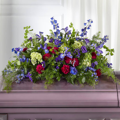 Always Treasured Casket Spray – WENDT'S FLORIST & GIFTS, Duncansville PA