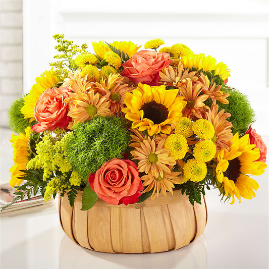 Harvest Sunflower Basket – WENDT'S FLORIST & GIFTS, Duncansville PA