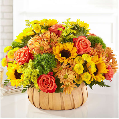 Harvest Sunflower Basket – WENDT'S FLORIST & GIFTS, Duncansville PA