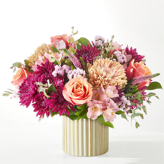 Berry Cobbler Bouquet with Ivory Vase – WENDT'S FLORIST & GIFTS, Duncansville PA