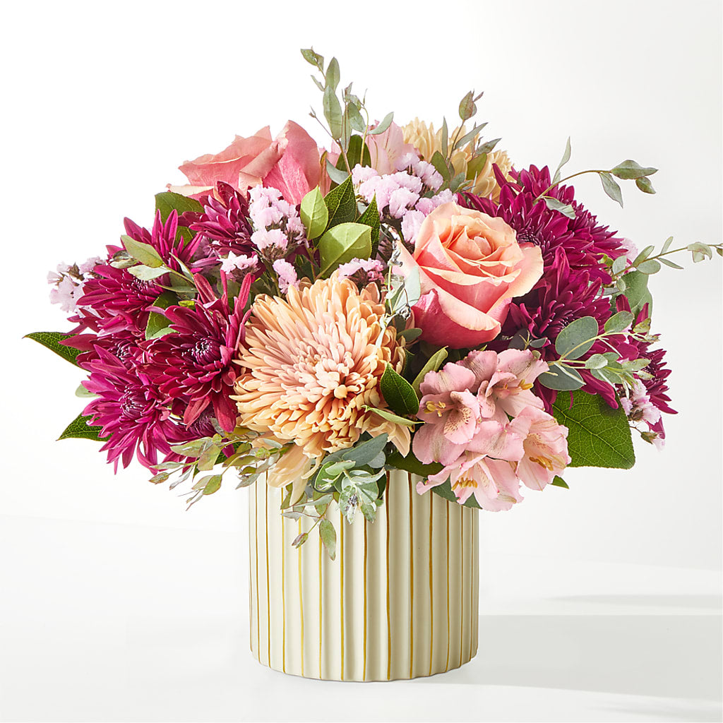 Berry Cobbler Bouquet with Ivory Vase – WENDT'S FLORIST & GIFTS, Duncansville PA