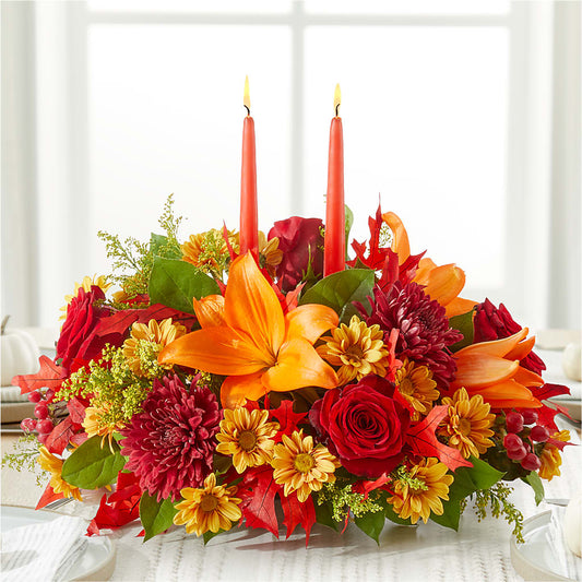 Autumn's Embrace Centerpiece – WENDT'S FLORIST & GIFTS, Duncansville PA