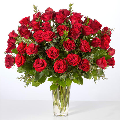Forever Yours Fifty Stem Red Rose Bouquet – WENDT'S FLORIST & GIFTS, Duncansville PA