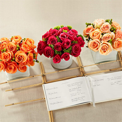 Dawn Rose Centerpiece – WENDT'S FLORIST & GIFTS, Duncansville PA