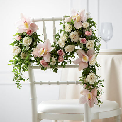 Orchid Rose Chair Décor – WENDT'S FLORIST & GIFTS, Duncansville PA